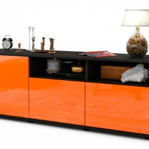 Lowboard Angelina, Orange (136x49x35cm)