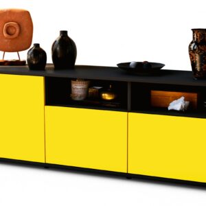 Lowboard Angelina, Gelb (136x49x35cm)