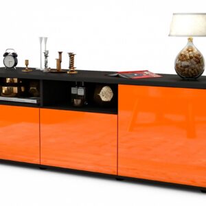 Lowboard Anina, Orange (136x49x35cm)