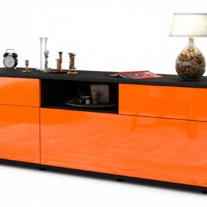 Lowboard Anita, Orange (136x49x35cm)