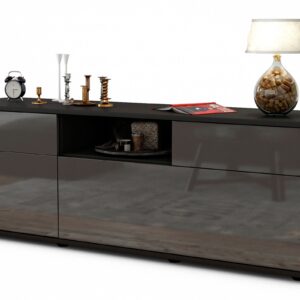 Lowboard Anita, Grau (136x49x35cm)