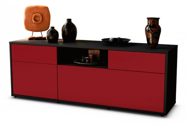 Lowboard Anita, Bordeaux (136x49x35cm)