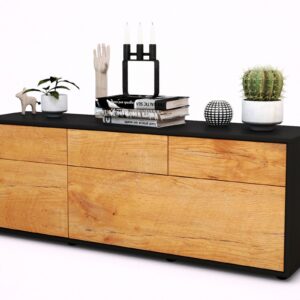 Lowboard Anjelika, Eiche (136x49x35cm)