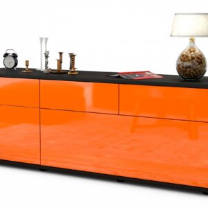 Lowboard Anjelika, Orange (136x49x35cm)