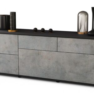 Lowboard Anna, Beton (136x49x35cm)