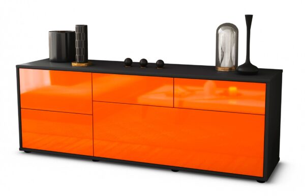 Lowboard Anna, Orange (136x49x35cm)
