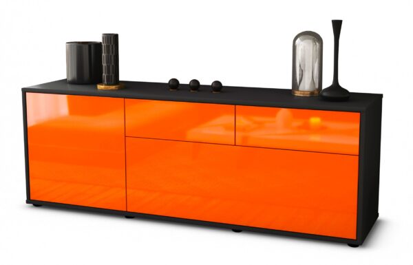 Lowboard Annabell, Orange (136x49x35cm)