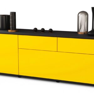 Lowboard Annabell, Gelb (136x49x35cm)