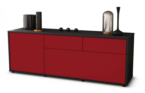 Lowboard Annabell, Bordeaux (136x49x35cm)