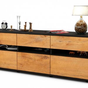 Lowboard Annalena, Eiche (136x49x35cm)