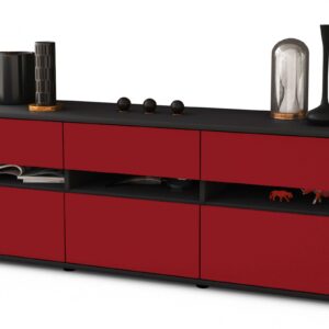 Lowboard Annalena, Bordeaux (136x49x35cm)