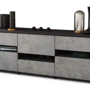 Lowboard Annalisa, Beton (136x49x35cm)