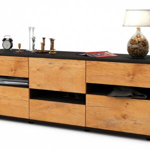 Lowboard Annalisa, Eiche (136x49x35cm)