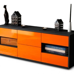 Lowboard Anni, Orange (136x49x35cm)