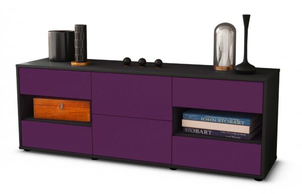 Lowboard Anni, Lila (136x49x35cm)