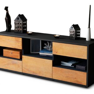 Lowboard Annunziata, Eiche (136x49x35cm)