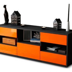 Lowboard Annunziata, Orange (136x49x35cm)