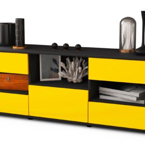 Lowboard Annunziata, Gelb (136x49x35cm)