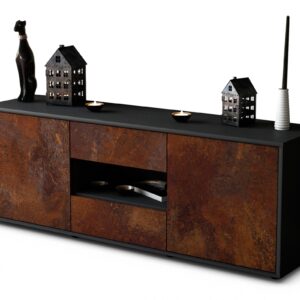 Lowboard Antonella, Rost (136x49x35cm)
