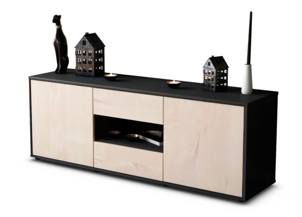 Lowboard Antonella, Zeder (136x49x35cm)