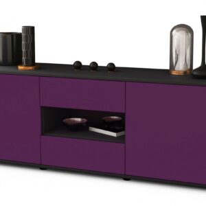 Lowboard Antonella, Lila (136x49x35cm)