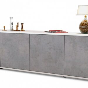 Lowboard Antonia, Beton (180x49x35cm)