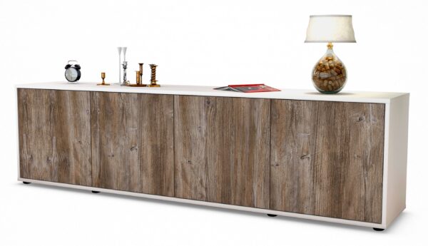 Lowboard Antonia, Treibholz (180x49x35cm)