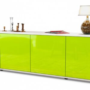 Lowboard Antonia, Grün (180x49x35cm)
