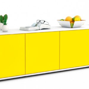 Lowboard Antonia, Gelb (180x49x35cm)