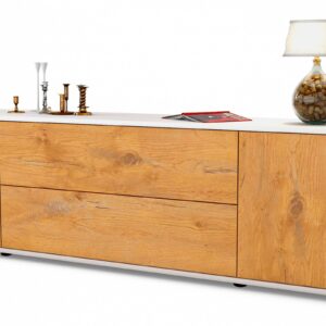 Lowboard Aquilina, Eiche (180x49x35cm)