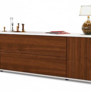 Lowboard Aquilina, Walnuss (180x49x35cm)