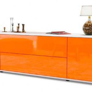 Lowboard Aquilina, Orange (180x49x35cm)