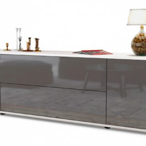 Lowboard Aquilina, Grau (180x49x35cm)