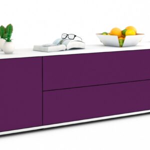 Lowboard Aquilina, Lila (180x49x35cm)