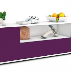 Lowboard Arbnora, Lila (180x49x35cm)