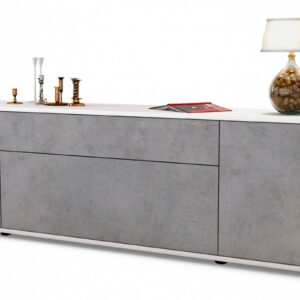 Lowboard Aria, Beton (180x49x35cm)