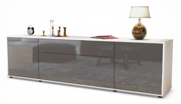 Lowboard Aria, Grau (180x49x35cm)