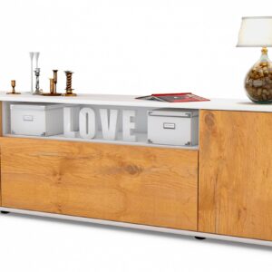 Lowboard Ariana, Eiche (180x49x35cm)
