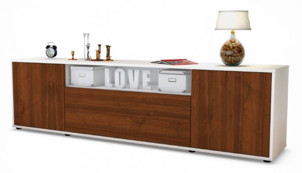 Lowboard Ariana, Walnuss (180x49x35cm)