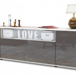 Lowboard Ariana, Grau (180x49x35cm)