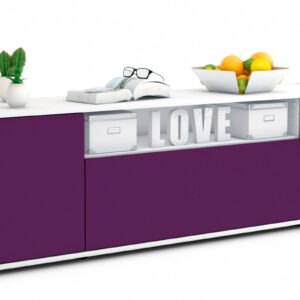 Lowboard Ariana, Lila (180x49x35cm)