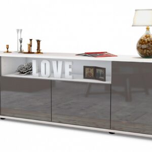 Lowboard Arianna, Grau (180x49x35cm)