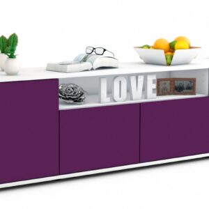 Lowboard Arianna, Lila (180x49x35cm)