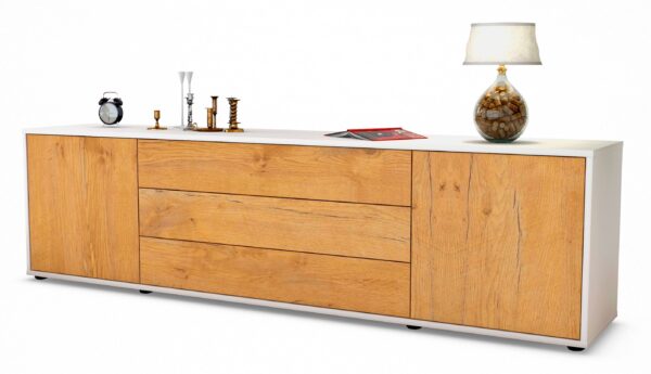 Lowboard Ariella, Eiche (180x49x35cm)