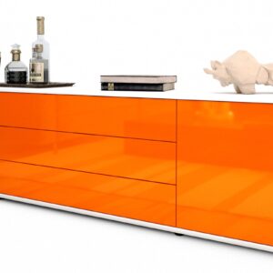 Lowboard Ariella, Orange (180x49x35cm)