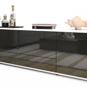 Lowboard Ariella, Grau (180x49x35cm)