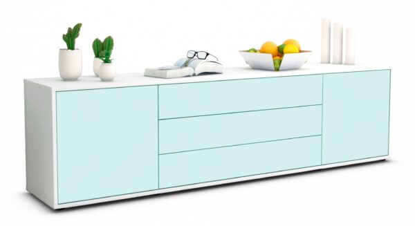 Lowboard Ariella, Mint (180x49x35cm)
