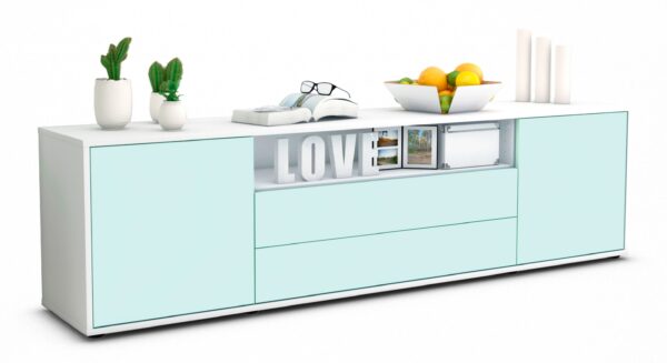 Lowboard Armanda, Mint (180x49x35cm)