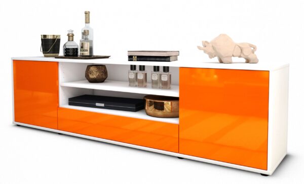 Lowboard Armida, Orange (180x49x35cm)