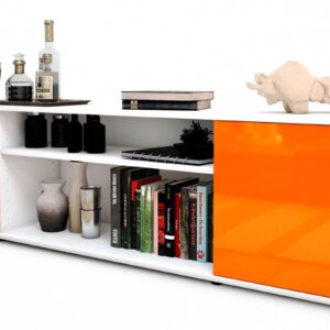 Lowboard Asia, Orange (180x49x35cm)